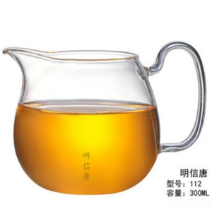 明信唐加厚玻璃公道杯纯手工耐热透明加大号公杯玻璃茶具分茶器 1