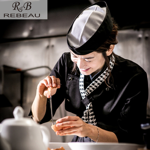 厨师帽厨房饭店日本韩国料理帽酒店工作帽网顶透气男女帽子包邮