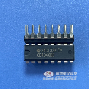 CD4046BE HEF4046 DIP16集成电路CMOS微功耗锁相环原装进口现货