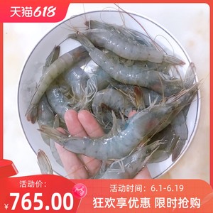 冷冻整箱欧白虾新鲜虾 4050南美40虾海鲜厄瓜多尔HOT生冻水产直销