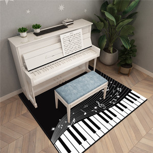 钢琴地毯吸音地垫家用隔音专用消音三角钢琴电子音乐地毯可定制