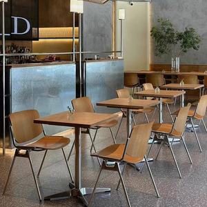 网红咖啡厅桌椅组合奶茶店甜品店休闲桌椅轻食店西餐厅桌椅子商用
