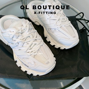 『QL』Balenciaga巴黎世家白色track半拖鞋款休闲运动鞋