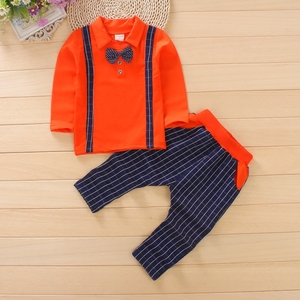 2岁男宝宝春装新款童装男童套装1-3周岁儿童韩版套装棉小孩衣服潮