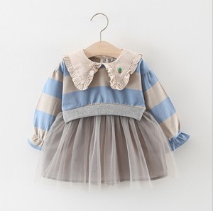 婴儿洋气裙子1-3周岁女宝宝秋天衣服0公主2小女孩时尚套装4连衣裙