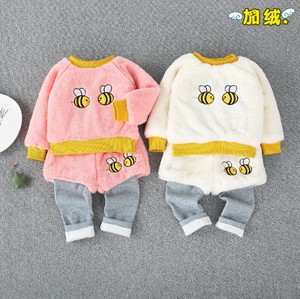 宝宝秋冬装女宝宝洋气套装婴儿童装时尚女童1-3岁2韩版女宝潮衣服