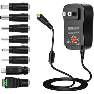 30W带USB可调开关电源适配器路由器3-12V多用可调压usb2.1A多功能