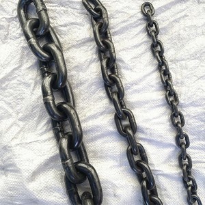 国标G80级锰钢起重链条吊索具护栏铁链子手拉葫芦链拖车桥用链条