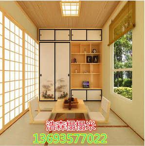 北京热卖榻榻米整体定制松木橡木卧室床欧式日式全屋衣柜实木阳台
