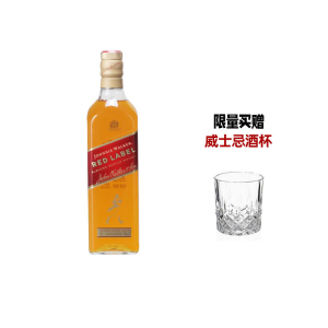 JOHNNIE WALKER 尊尼获加红牌红方威士忌700ml苏格兰进口洋酒无盒