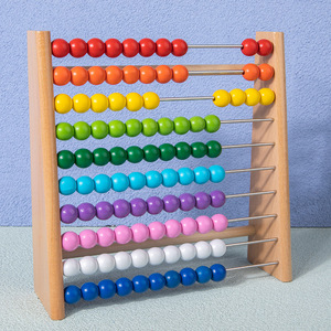 幼儿园学生十档计算架计数器数学算数儿童珠算架加减算盘早教玩具
