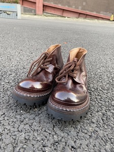 CHEN C手工女鞋（34-40码）5cm手工系带真皮短靴复古沙漠靴