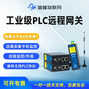 蓝蜂边缘计算PLC协议远程控制调试管理设备物联网盒子模块4g dtu