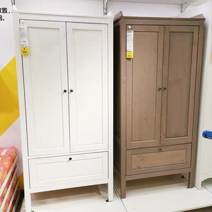 国内代购IKEA宜家代购伯特拉 衣柜衣橱衣物收纳柜, 白色