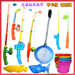 儿童钓鱼竿玩具鱼竿伸缩磁性磁铁吸铁石儿童鱼竿玩具钓鱼竿儿童