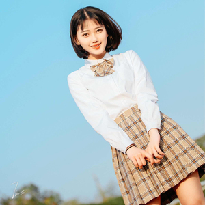 日系班服高中学生校服套装韩版学院风毕业季男女白衬衫短裙JK制服