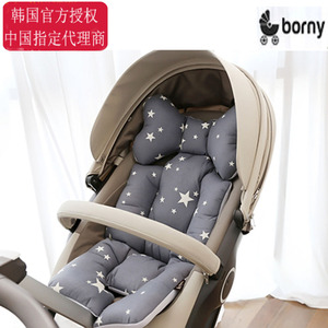 韩国borny婴儿推车垫坐垫宝宝厚棉垫子儿童安全座椅四季通用靠垫