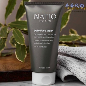 澳洲Natio daily face wash男士天天洗面奶150g洁面乳
