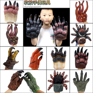 仿真恐龙恶魔鹰熊爪子蜘蛛模型手偶亲子互动娱乐玩具软胶儿童礼物