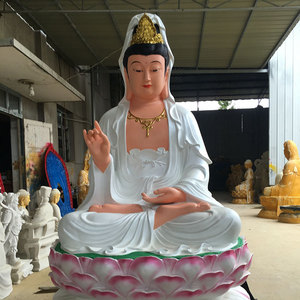 定制释迦摩尼如来佛祖雕像定做十八罗汉泥塑观音菩萨雕塑订摆件