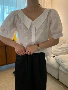THE LENA直邮韩国代购女装新品人气热卖推荐时尚衬衫蕾丝衫