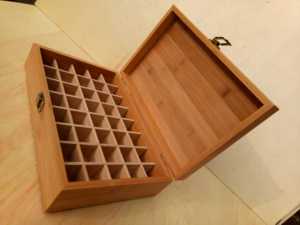工厂跳水价 天然竹木盒 多特瑞精油收纳盒 40格精油盒 竹木制作