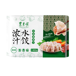 东来顺 羊肉胡萝卜水饺435g*2（48只装） 速冻水饺 早餐夜宵 清真