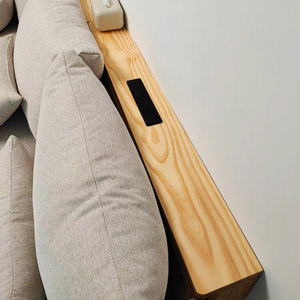 全实木功能电动沙发后置物架长条窄边桌子靠墙落地缝隙收纳架夹缝