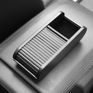 最新款置物盒汽车用眼睛座式抽拉式车载眼镜盒多功能抽拉式收纳盒
