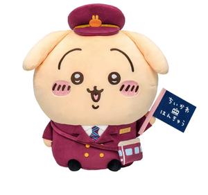 【预定】chiikawa吉伊卡哇 阪急列车长 50cm超大玩偶