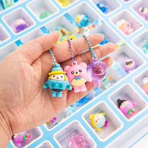 新款水晶40洞蛋仔派对盲盒洞洞乐小学生儿童卡通亲子互动奖励玩具