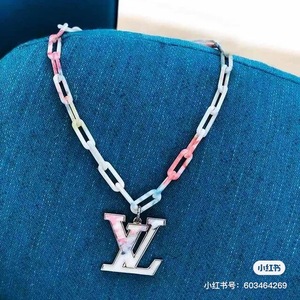 阿段正品代购 2021新款 LV/路易威登 蜡笔涂鸦Charm项链 MP2850