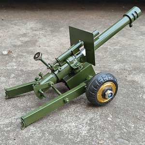 手工自动回膛炮大炮模型摆件过年神器军事模型炮意大利炮金属玩具