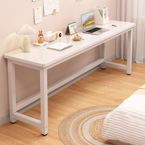 床边桌实木长条桌卧室靠墙床尾桌极窄阳台桌子简易电脑桌学生书桌