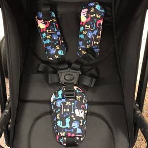 婴儿车安全保护套安全座椅餐椅护档带裆部护垫卡扣保护裆部腹部
