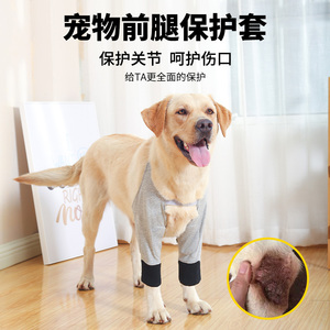 宠物前腿保护套狗狗关节护膝保暖护肘衣术后防舔袖犬肘部伤口护具