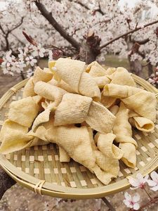 河南特产干豆腐皮干货油炸千张结220克卤豆皮豆扣炖菜礼品袋素鸡