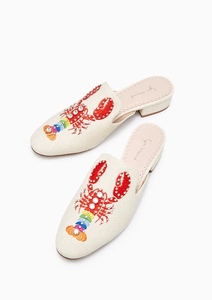 代购 泰国潮牌lynaround小众独特龙虾款包头拖方跟穆勒鞋拖 女鞋