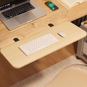 桌面置物架延长板免打孔扩展台面电脑桌子延伸加长板子托架折叠板