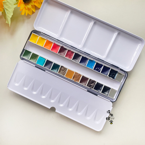 包邮英国温莎牛顿艺术家级水彩颜料分装24色36色基础配色大师级