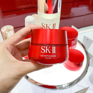 SKII/SK2大红瓶面霜80g清爽型肌源赋活修护精华霜80g滋润紧致淡纹