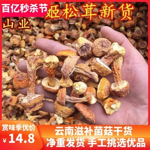 云南姬松茸干货 精选无碎云南山珍蘑菇100克装精品无硫熏正品保障