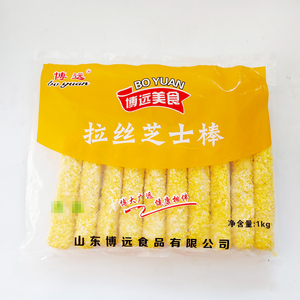 芝士棒拉丝热狗100g*10个/包调理爆浆油炸拔丝肠冷冻食材