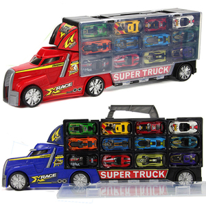 大号货柜车玩具小汽车运输卡车集装箱大货车合金模型仿真套装男孩