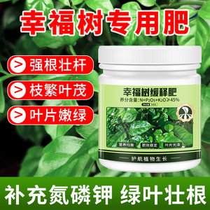 幸福树专用肥料缓释肥绿植养花室内盆栽植物通用氮磷钾复合花肥料