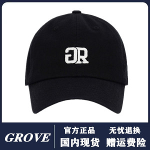 韩国Grove帽子车静媛同款棒球帽潮牌G字母刺绣休闲鸭舌帽男女同款_阿里