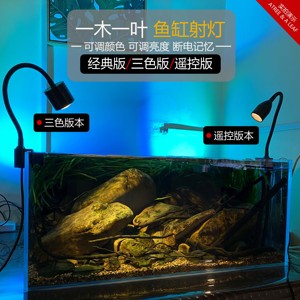 南美缸led射灯新款调色版本包邮水族射灯原生景射灯 鱼缸射灯夹灯