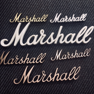 适用于马歇尔标志牌音箱标牌牌子marshall蓝牙音箱LOGO贴标