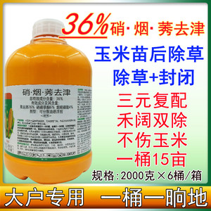 玉米苗后除草剂36%硝烟莠去津硝磺草酮烟嘧磺隆莠去津安全不伤苗