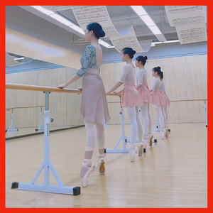 芭蕾舞蹈房专业练功把杆移动式便携简易折叠儿童压腿杆跳舞杆家用